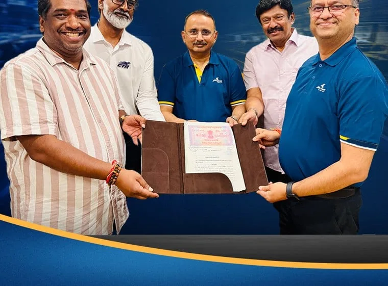 The CTR, JK Tyre and FMSCI leadership with the signed championship agreement.